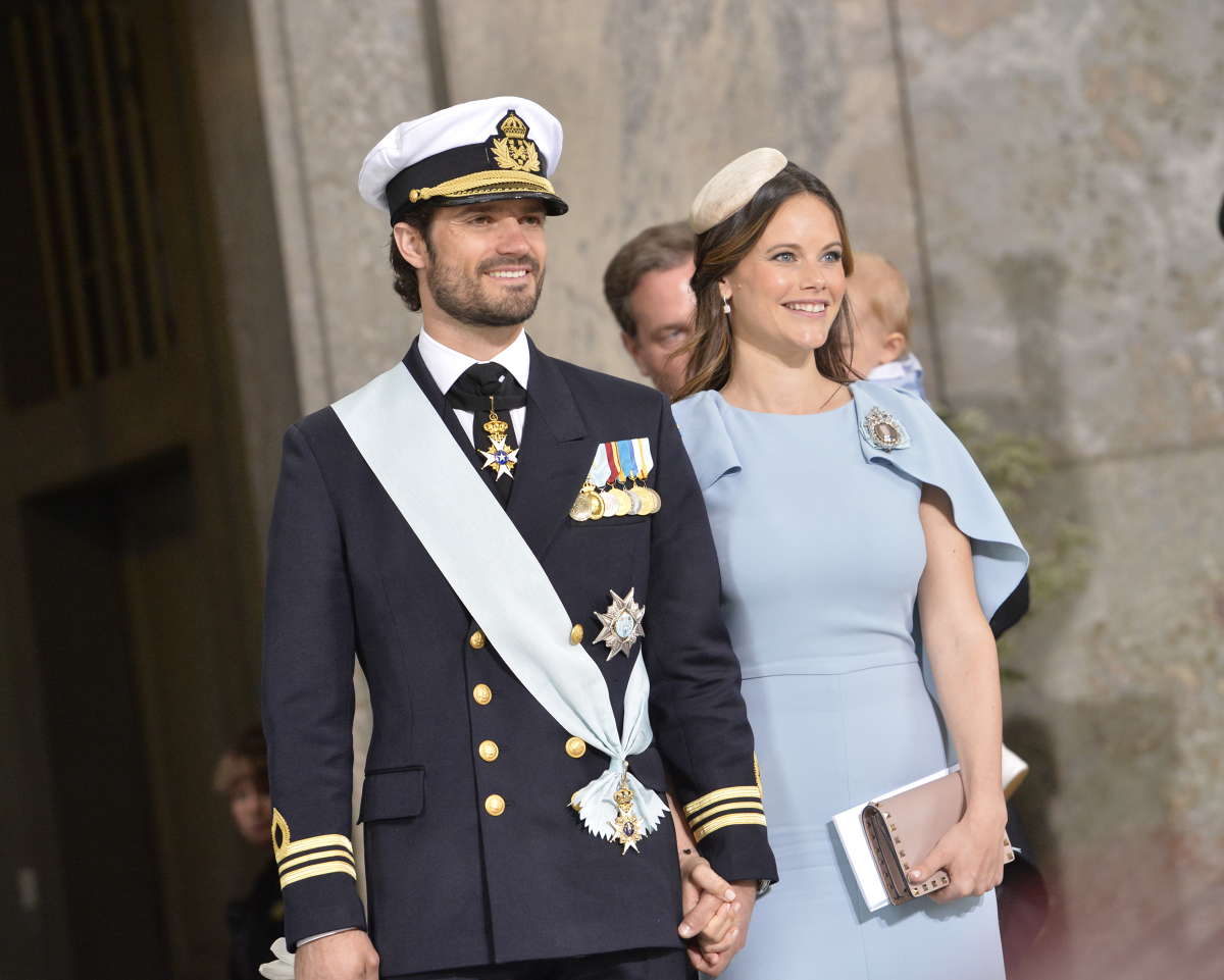 Шведският принц Карл Филип и съпругата му принцеса София