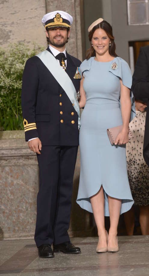 Шведският принц Карл Филип и съпругата му принцеса София