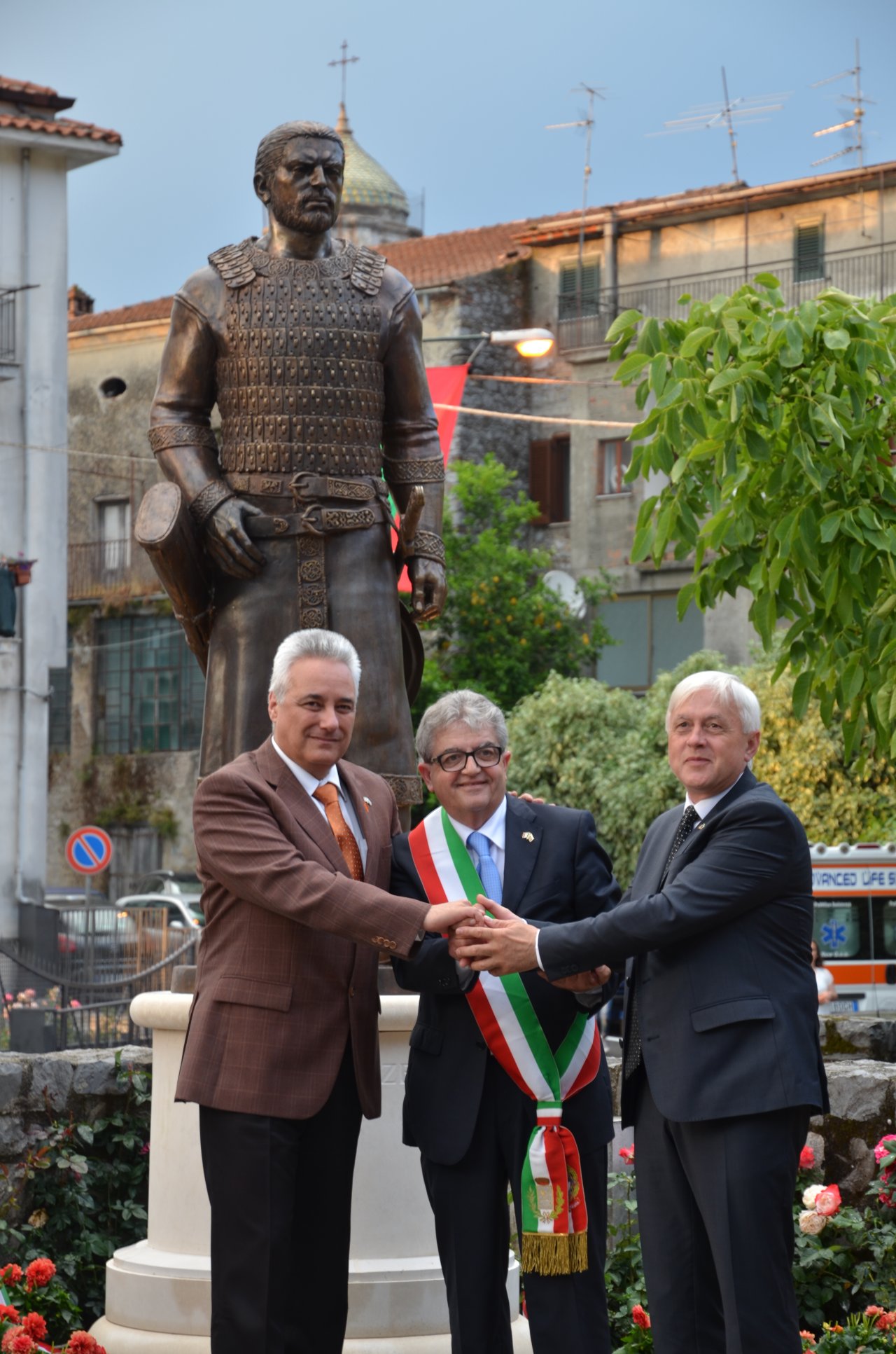 В Италия бе открит паметник на хан Алцек