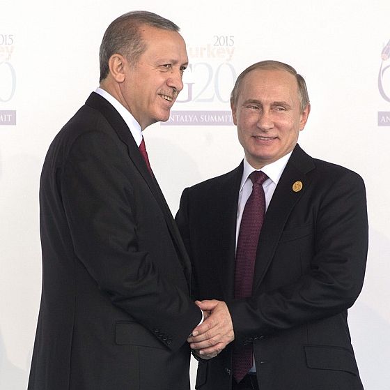 Ердоган се среща в Санкт Петербург с Владимир Путин