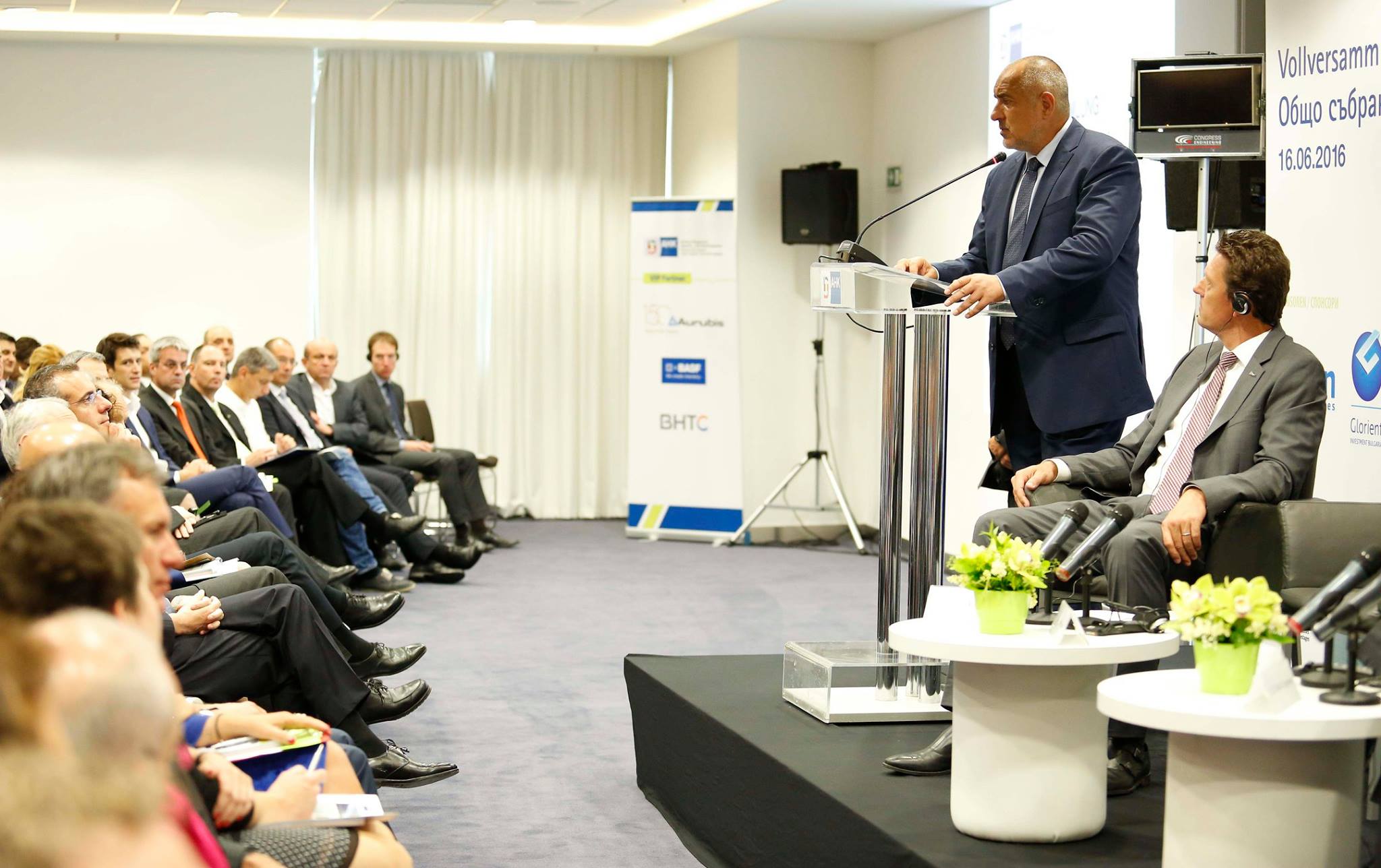 Бойко Борисов присъства на общото събрание на Германо-Българската индустриално-търговска камара