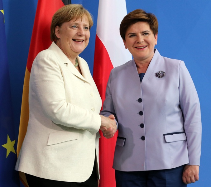 Ангела Меркел посрещна на 22 юни в Берлин полския премиер Беата Шидло