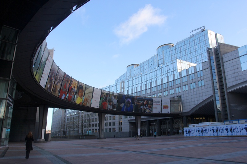 Европейският парламент в Брюксел