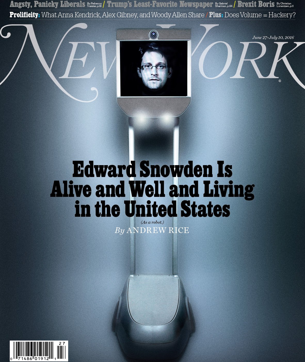 Едуард Сноудън има свой ”аватар” в САЩ
