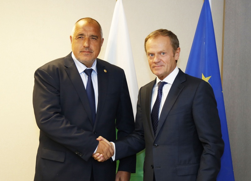 Туск поздравил Борисов за дипломацията с Ердоган
