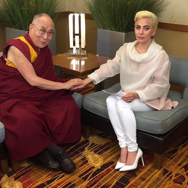 Далай Лама и Лейди Гага