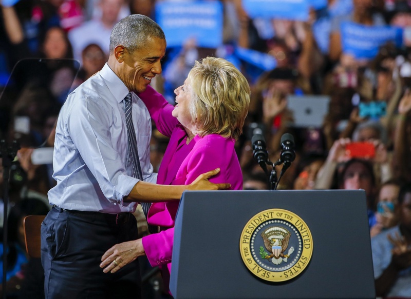 Президентът на САЩ Барак Обама се включи явно в предизборната кампания на Хилъри Клинтън