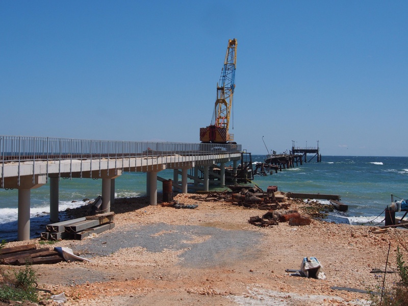 Морската естакада в Шабла се изгражда наново