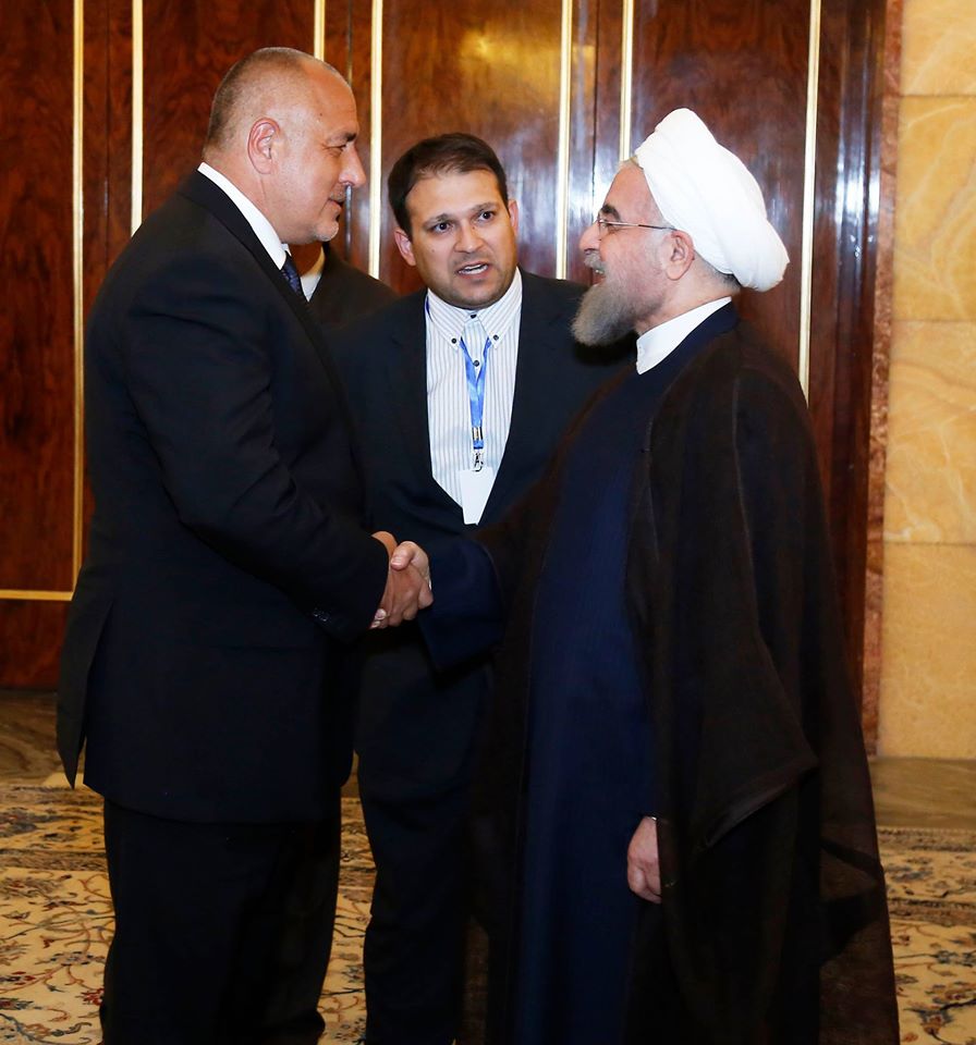Бойко Борисов и президентът на Ислямската република Хасан Рохани