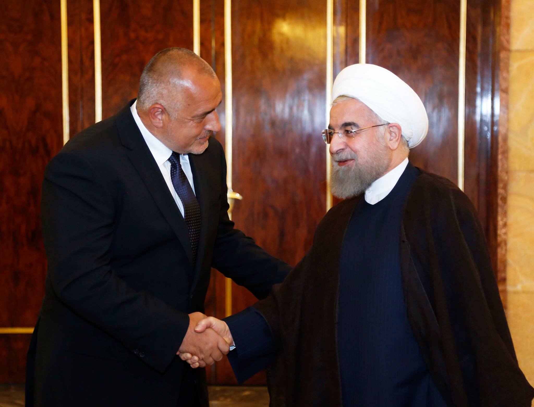 Бойко Борисов се срещна с президента на Ислямската република Хасан Рохани