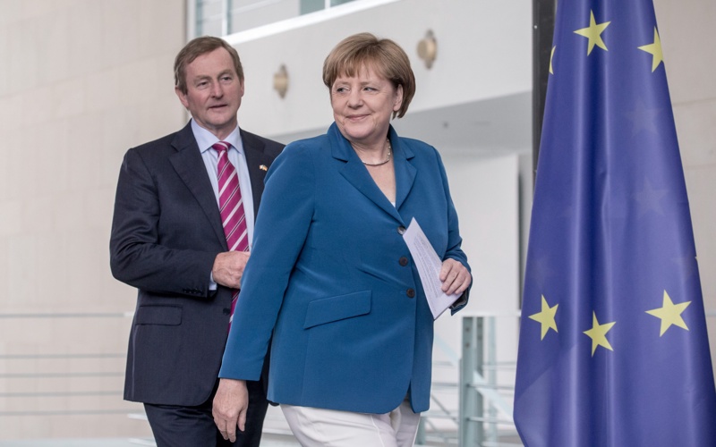 Ангела Меркел се срещна в Берлин с премиера на Ирландия Енда Кени