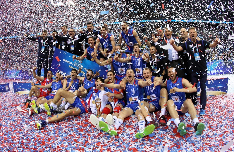 Отборът на Сърбия за първи път спечели Световната лига