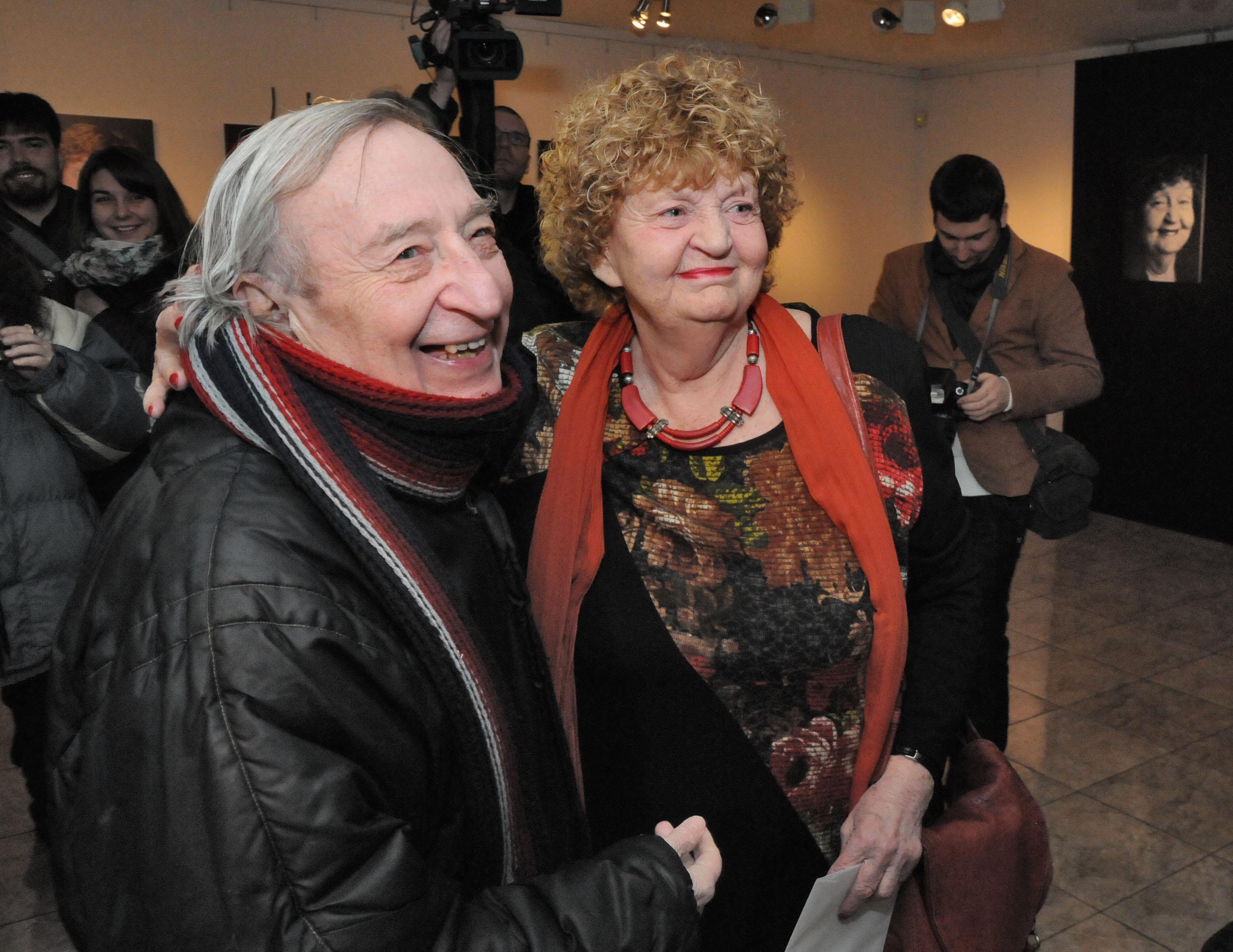 Никола Анастасов с Татяна Лолова, 6 януари 2015 г.