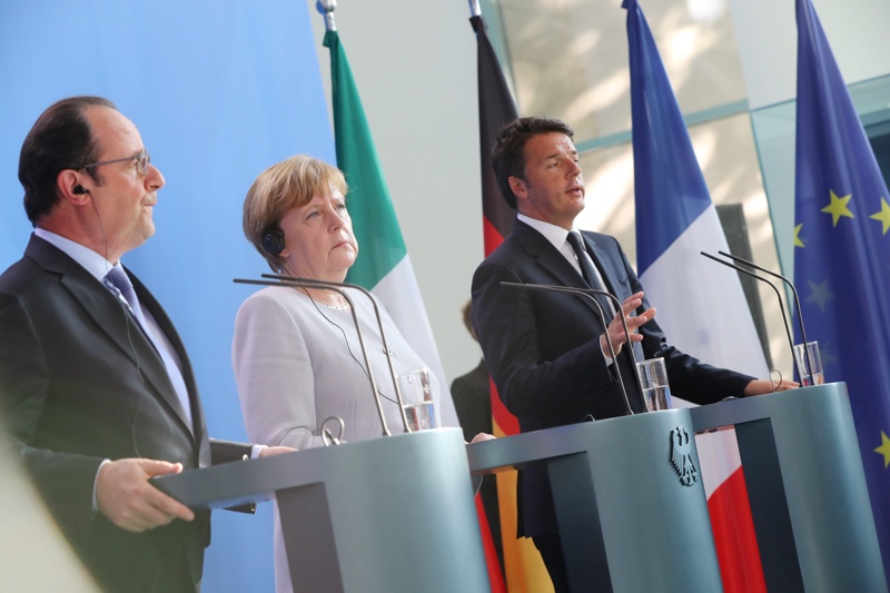 Меркел, Оланд и Ренци ще обсъждат Брекзит на остров