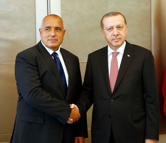 Премиерът Бойко Борисов и турският президент Ердоган по време на последната им среща
