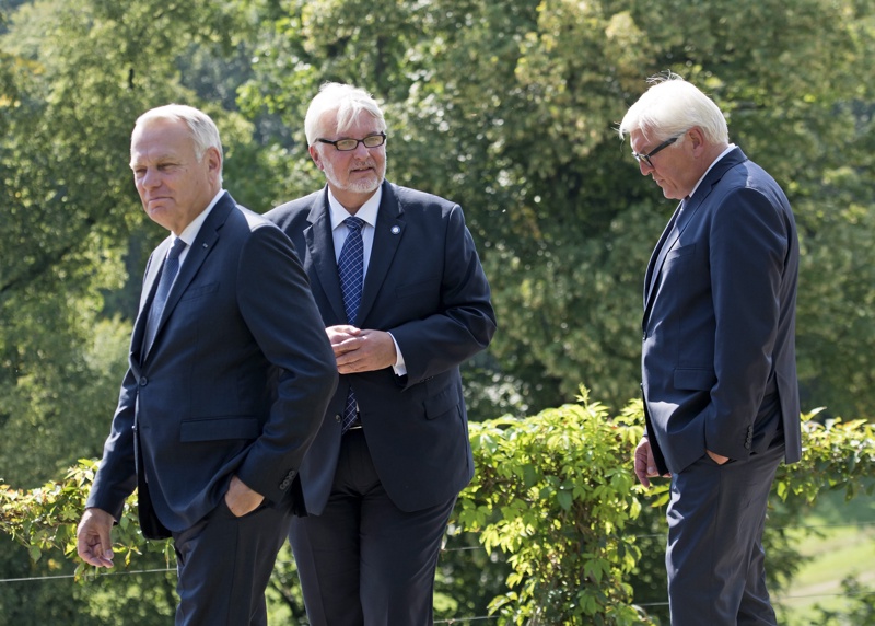 Външните министри на Франция, Германия и Полша на юбилейната 25-а среща на ”триъгълника” във Ваймар