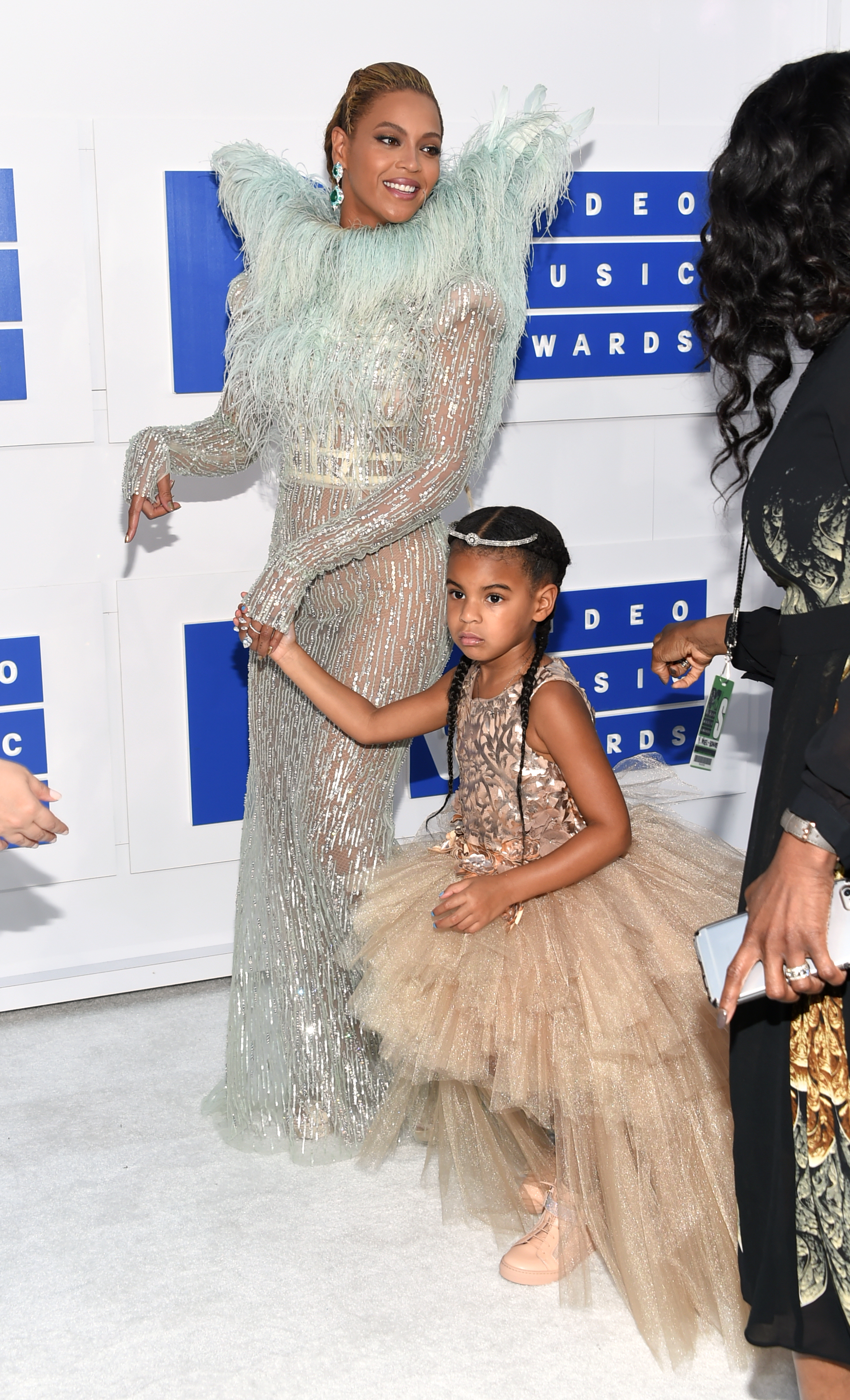 Бионсе с дъщеря си Блу Айви на наградите на MTV