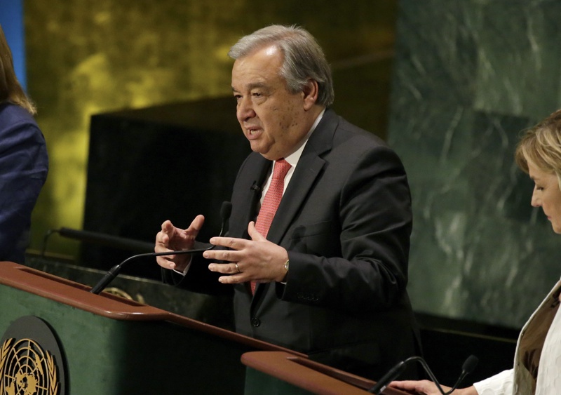 Португалският политик Антониу Гутериш защити в ООН кандидатурата си на 12 юли т.г.