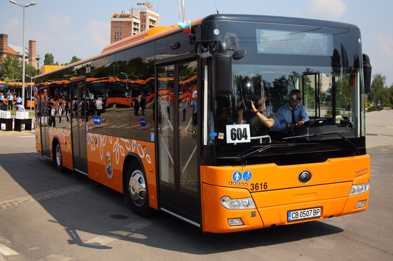 Нови китайски автобуси има в София от днес (снимки)