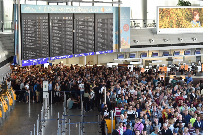 Летище Франкфурт е с пътникопоток над 50 млн. души годишно