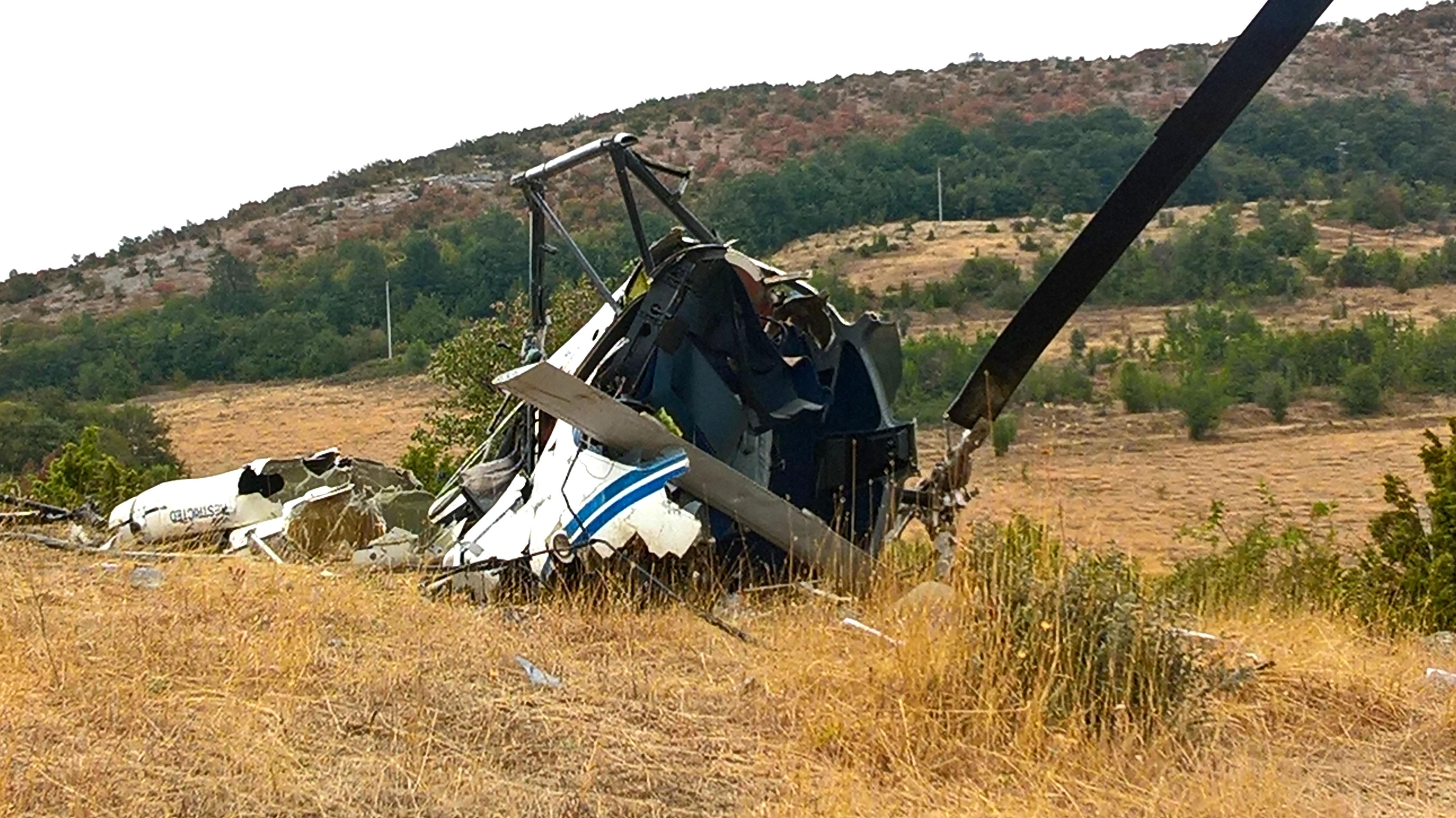 Военен хеликоптер падна в Мексико, но политици оцеляха (снимка архив)