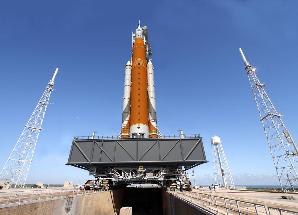 Тест на новата ракета на НАСА (видео)