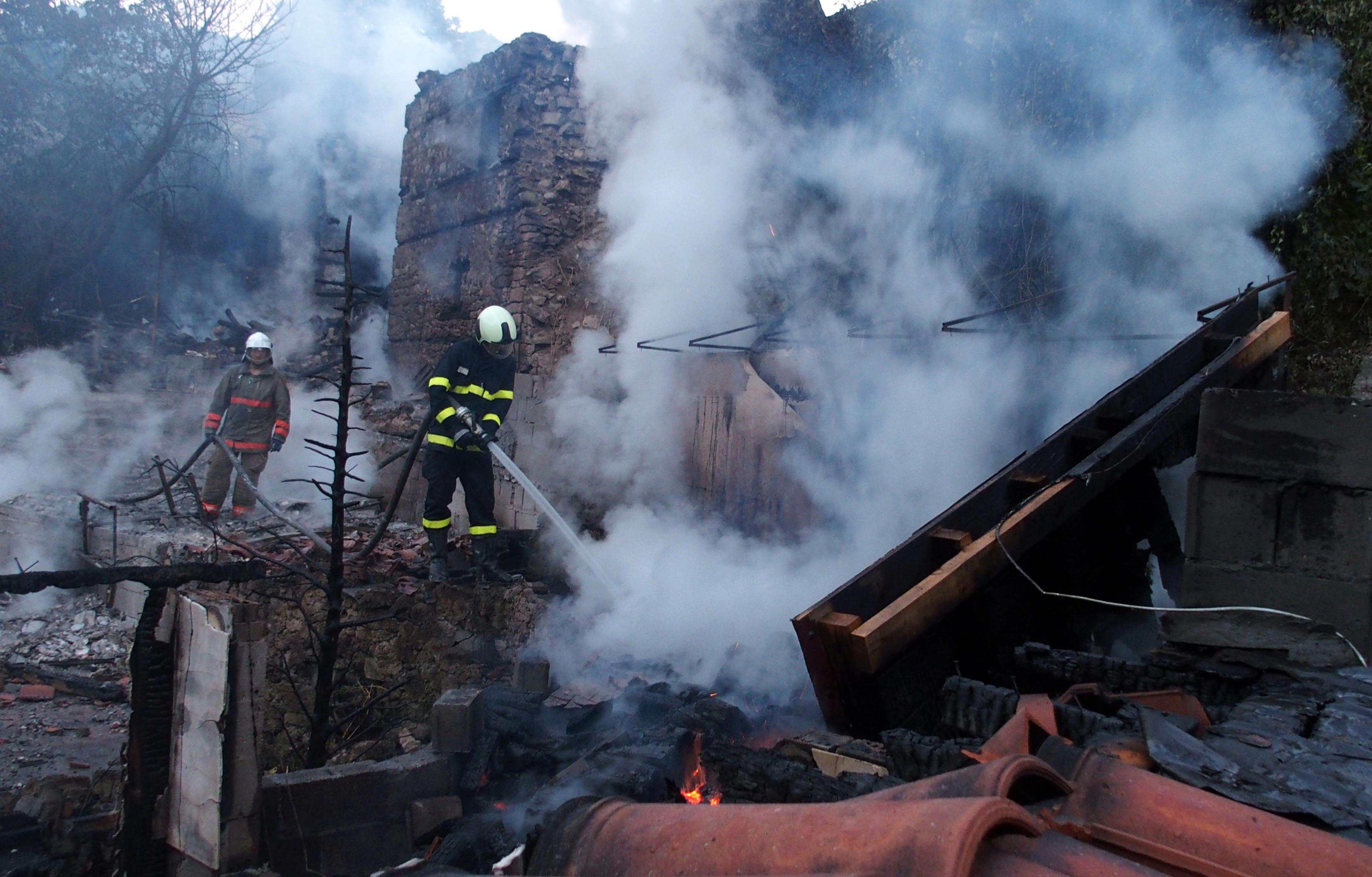 Огнеборци от Асеновград и Пловдив не допуснаха пламъците да се прехвърля към домовете на хората в съседство