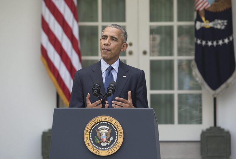 В специално изявление вчера президентът на САЩ Барак Обама приветства ратификацията на споразумението за климата