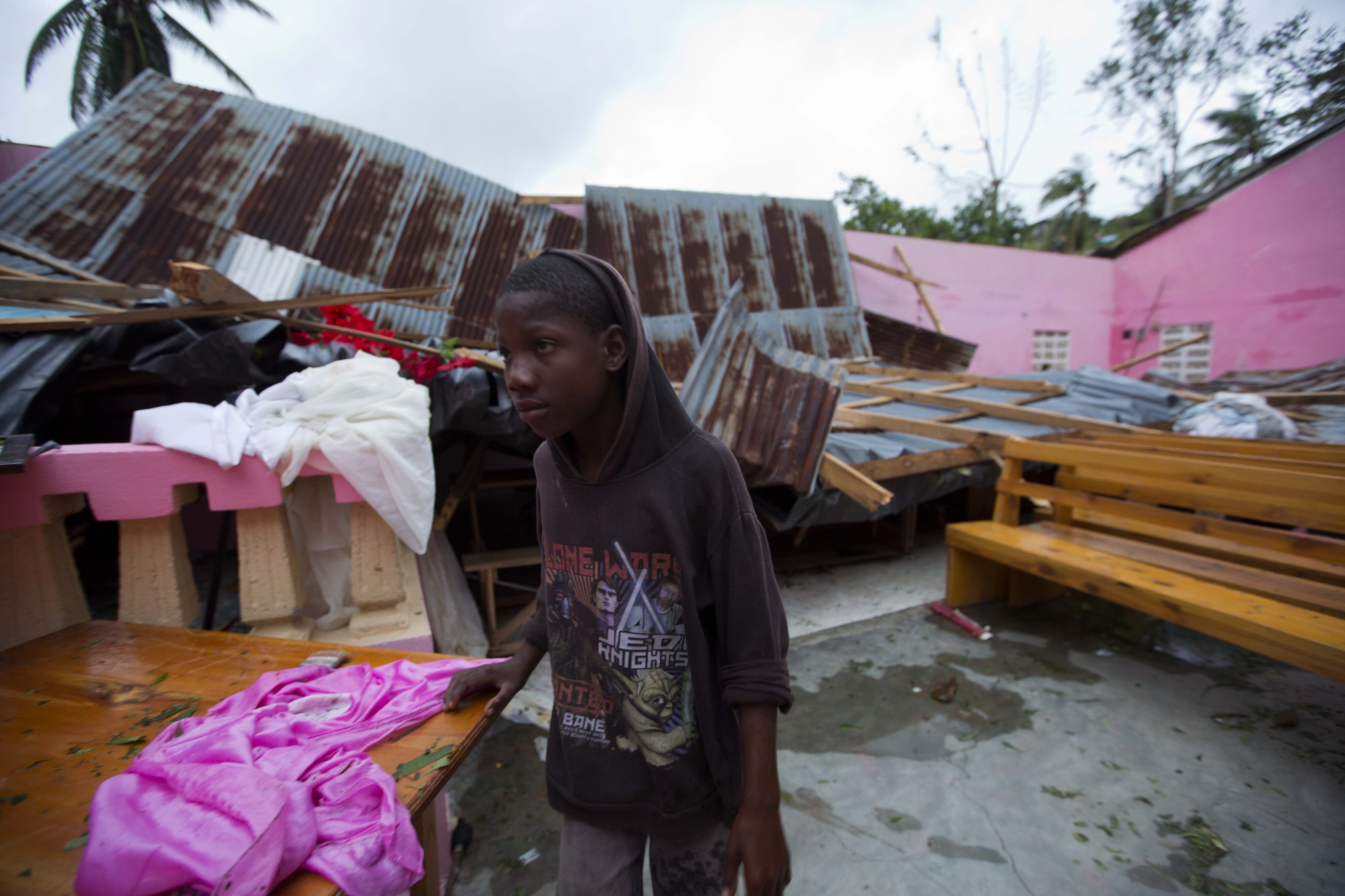 В Хаити ураганът остави много хора без подслон