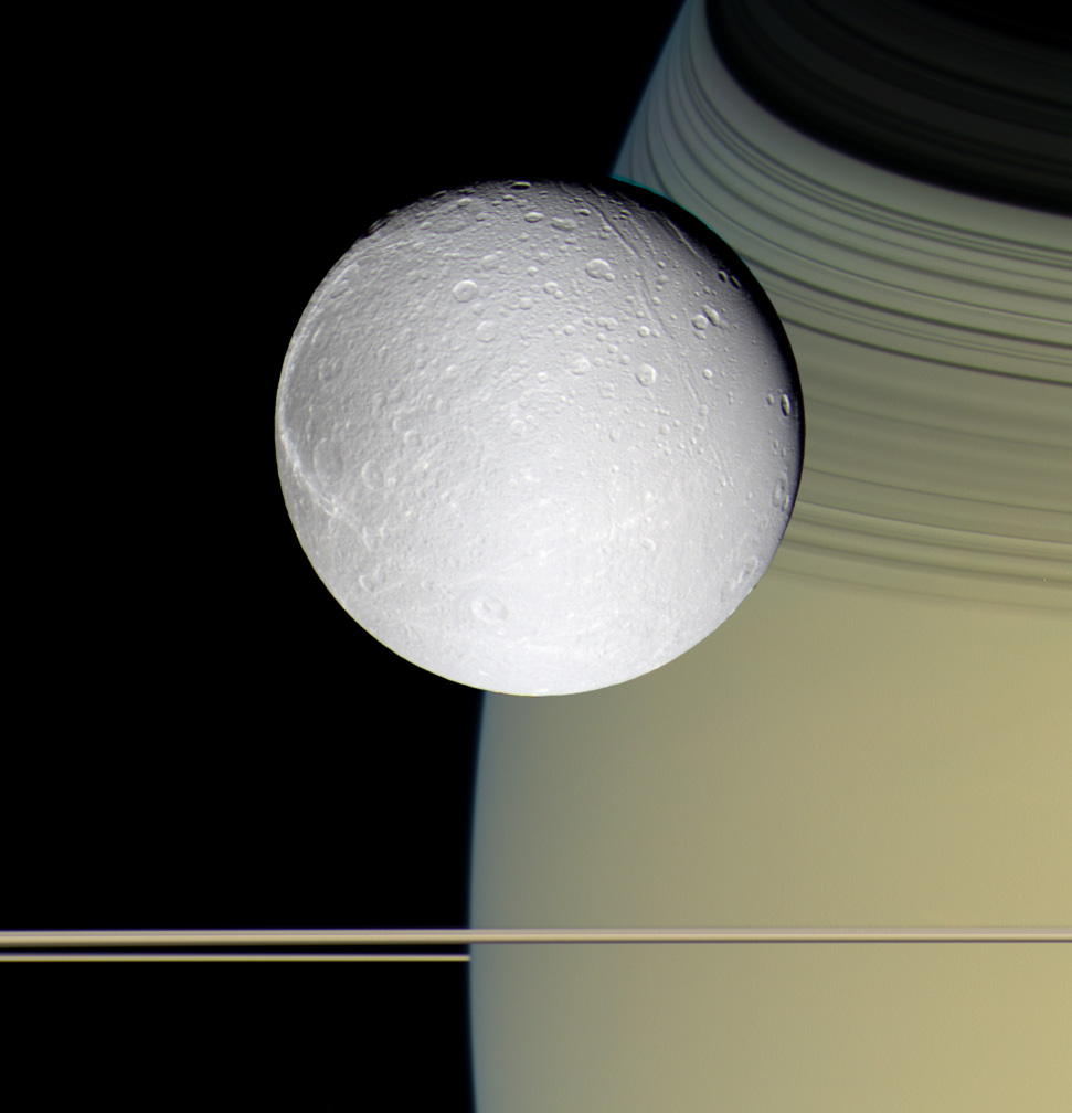 Луната на Сатурн - Диона