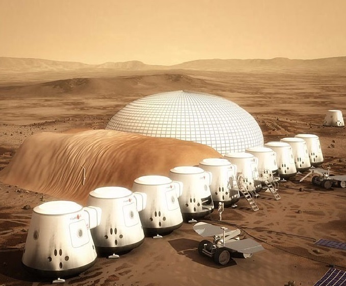 базата на Марс може би ще е съставена от модули-капсули