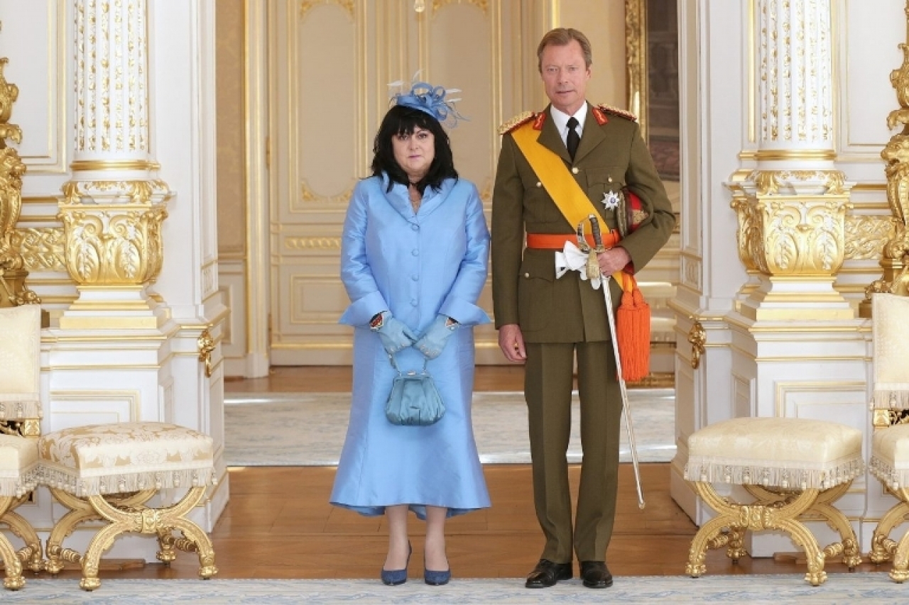 Посланик Мая Добрева и Великият херцог на Люксембург Анри