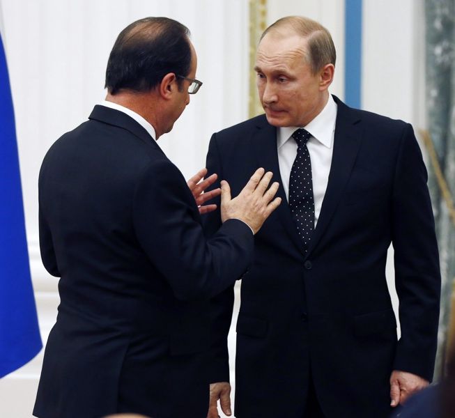 Владимир Путин отмени визитата си в Париж
