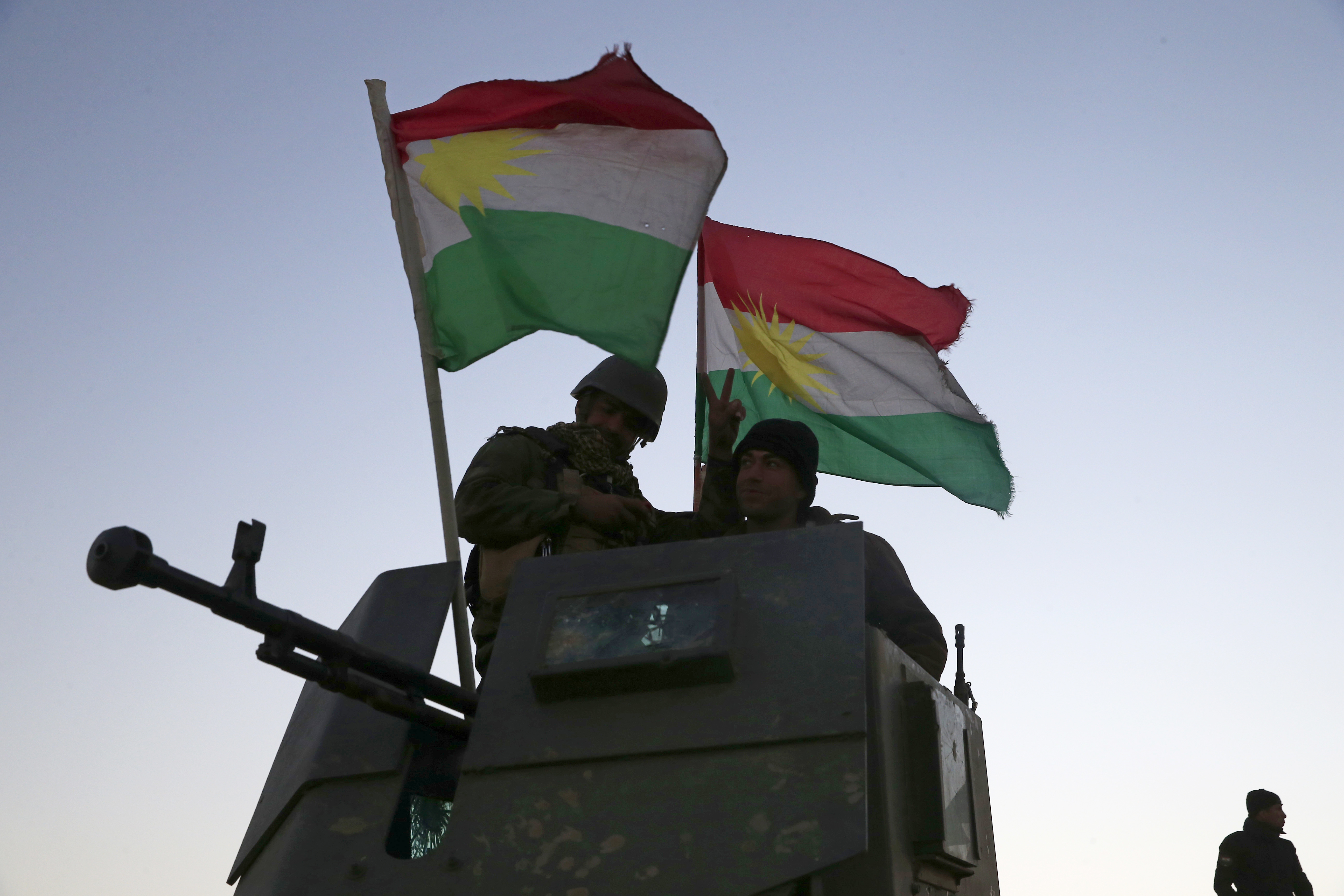 17 октомври. Кюрдски сили Пешмегра на 30 км от Мосул. В атаката кюрдите са заедно с иракските сили