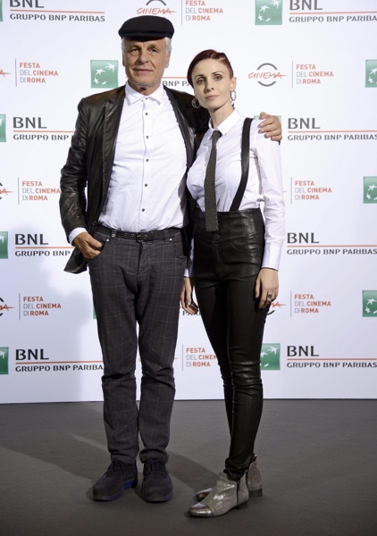 Микеле Плачидо със съпругата си Федерика Винчети