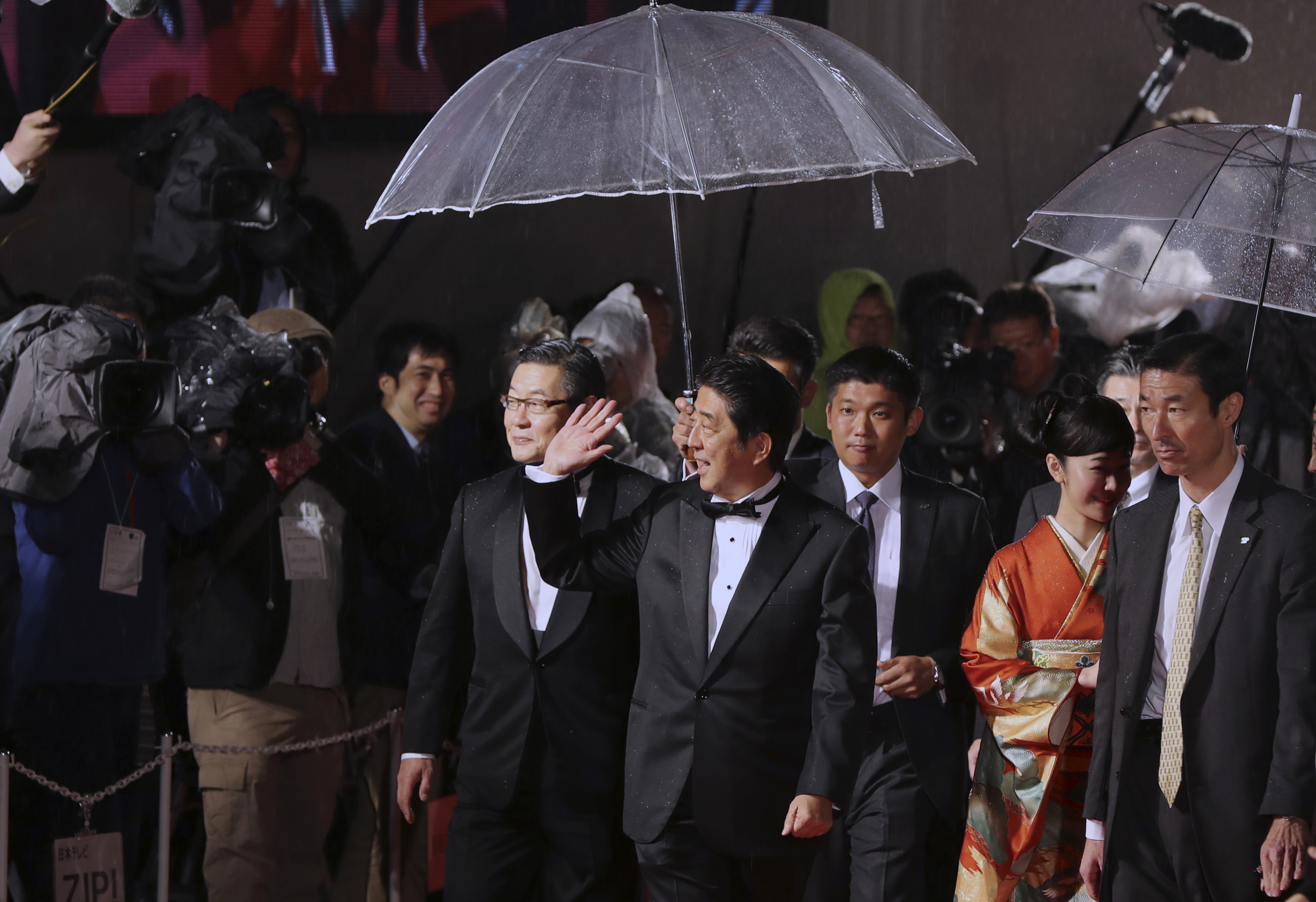 Шиндзо Абе пристига на Филмовия фестивал в Токио