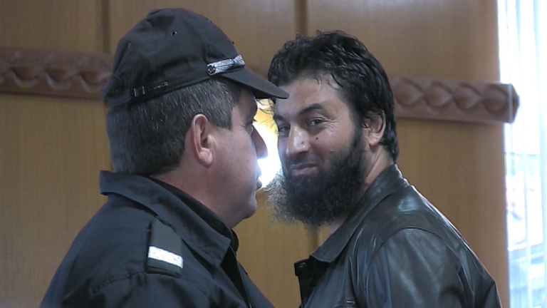 Ахмед Муса Ахмед по време на процеса за джихад