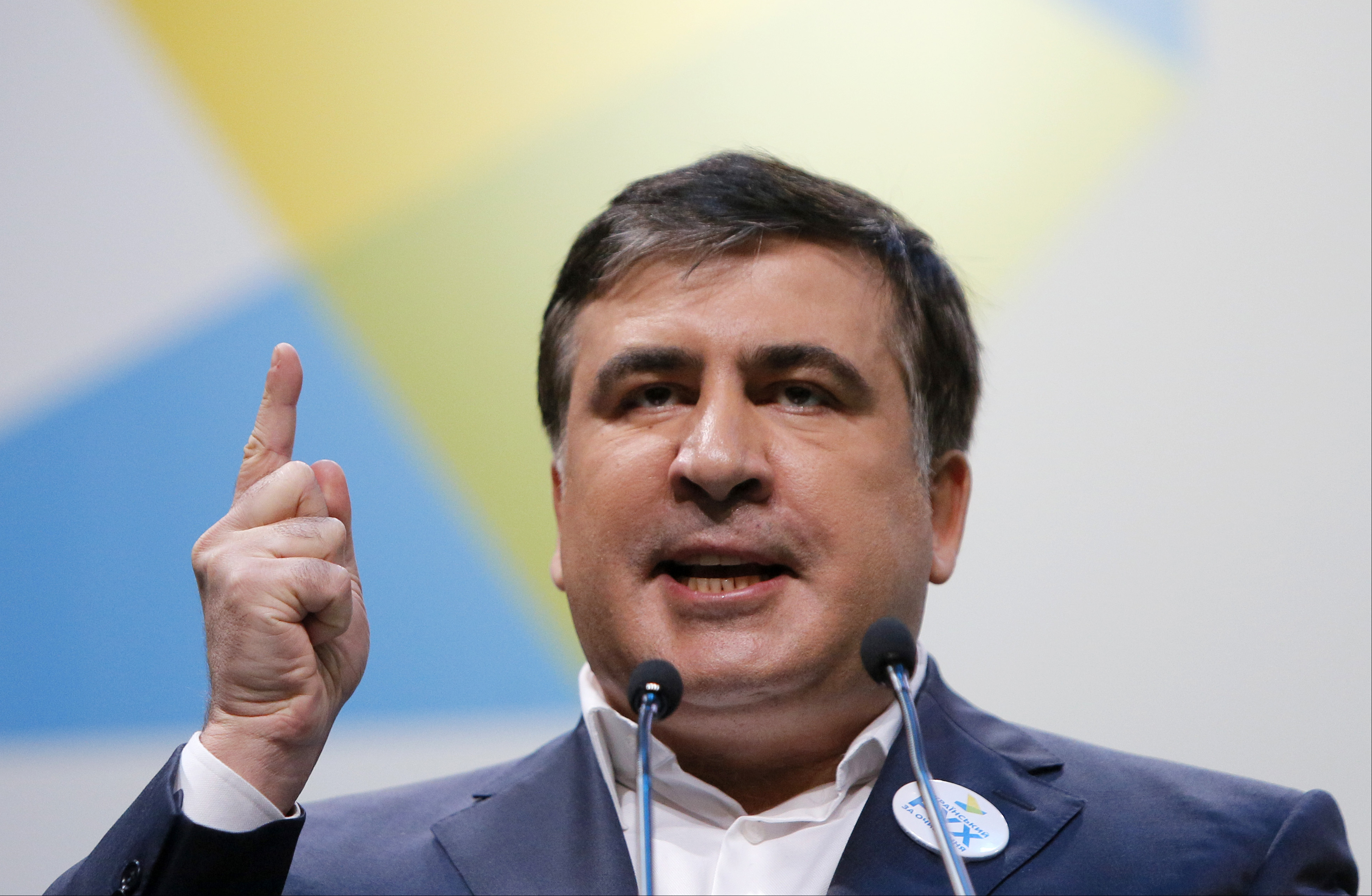 Международен влак спрян заради Саакашвили