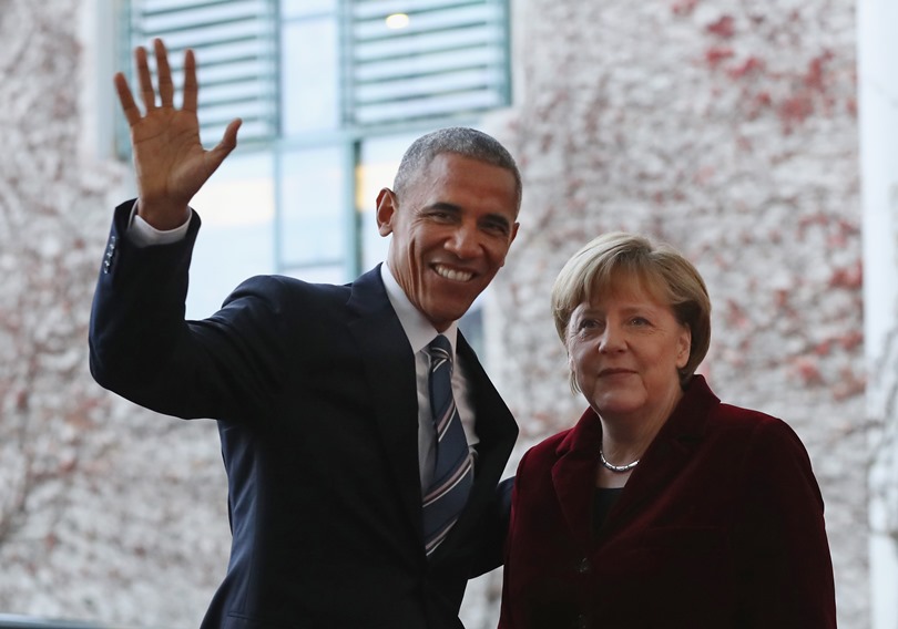 В Берлин Меркел благодари на Обама за 8 години приятелство