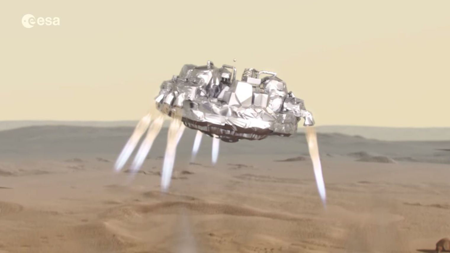 Скиапарели се е забил в повърхността на Марс