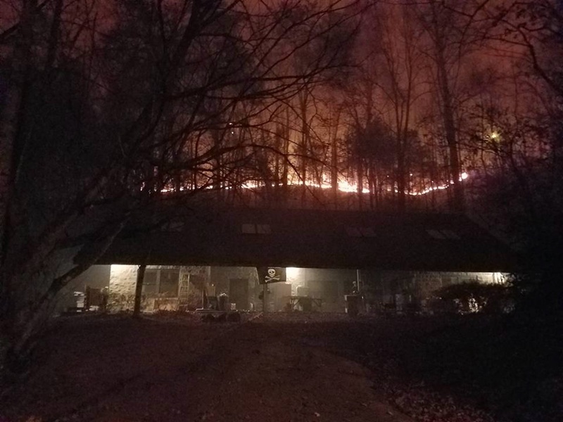 Пожари бушуват от няколко дни в американския щат Тенеси