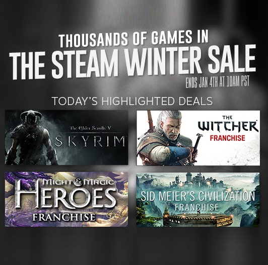 Steam ще намали цените на много игри в края на декември