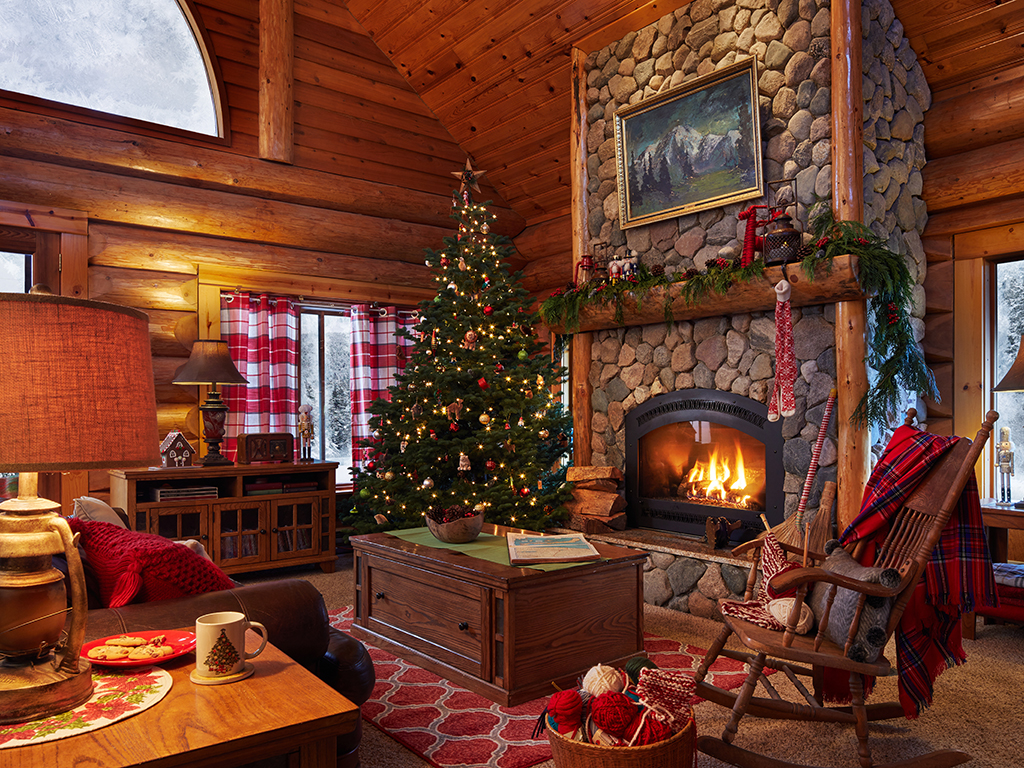 Къщата на Дядо Коледа на Северния полюс
