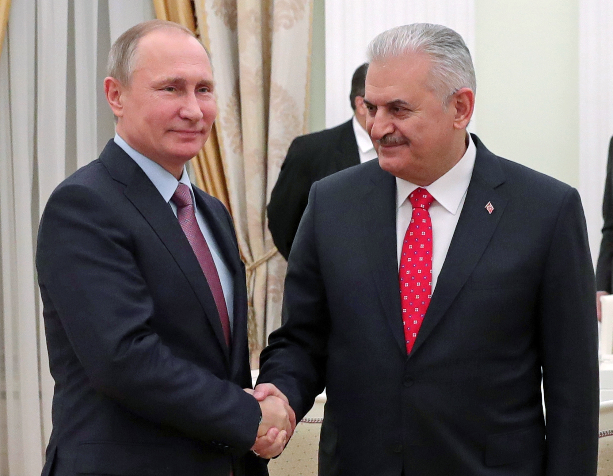 Президентът Владимир Путин pприе турския премиер Бинали Йълдъръм