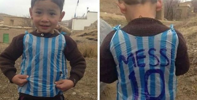 С тази снимка 6-годишният Муртаза Ахмади трогна света