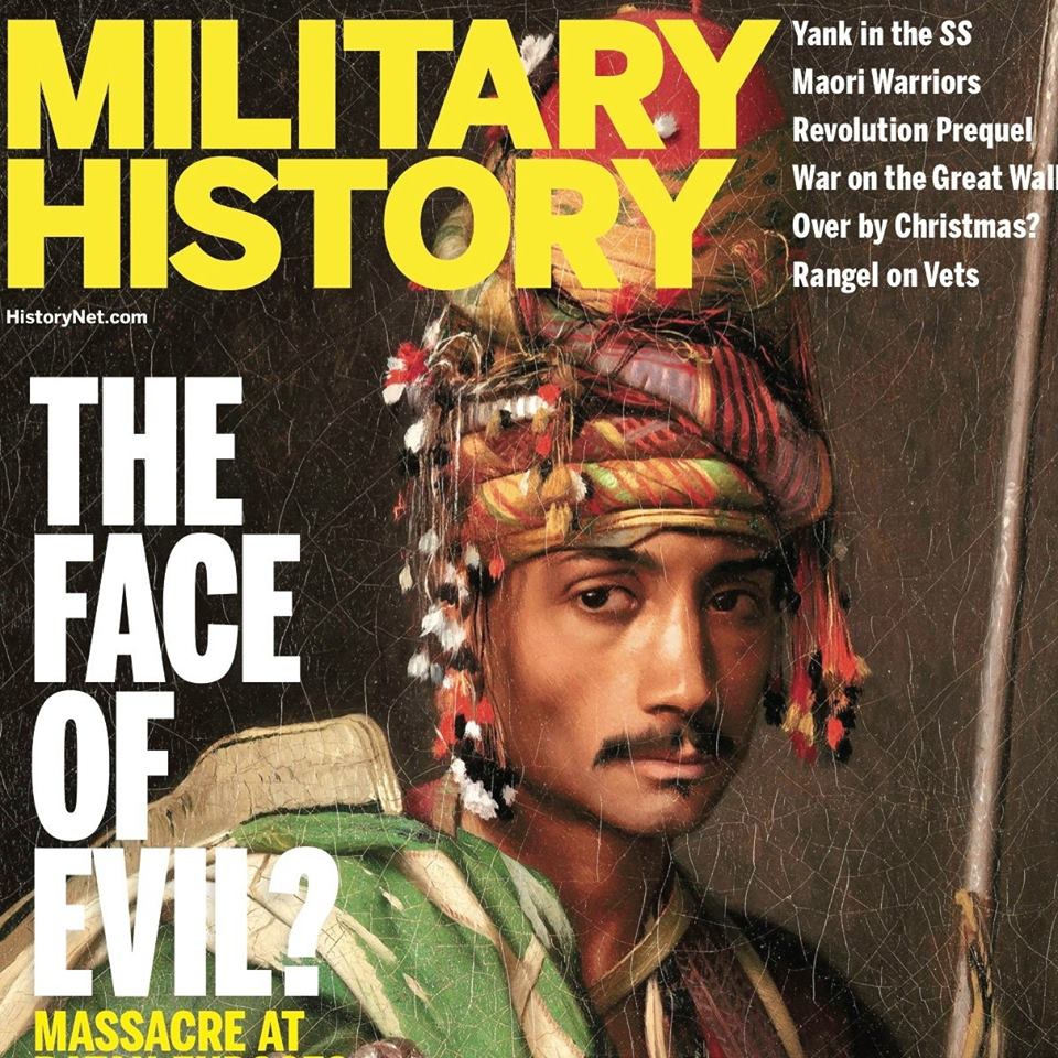 Баташкото клане на корицата на Military History