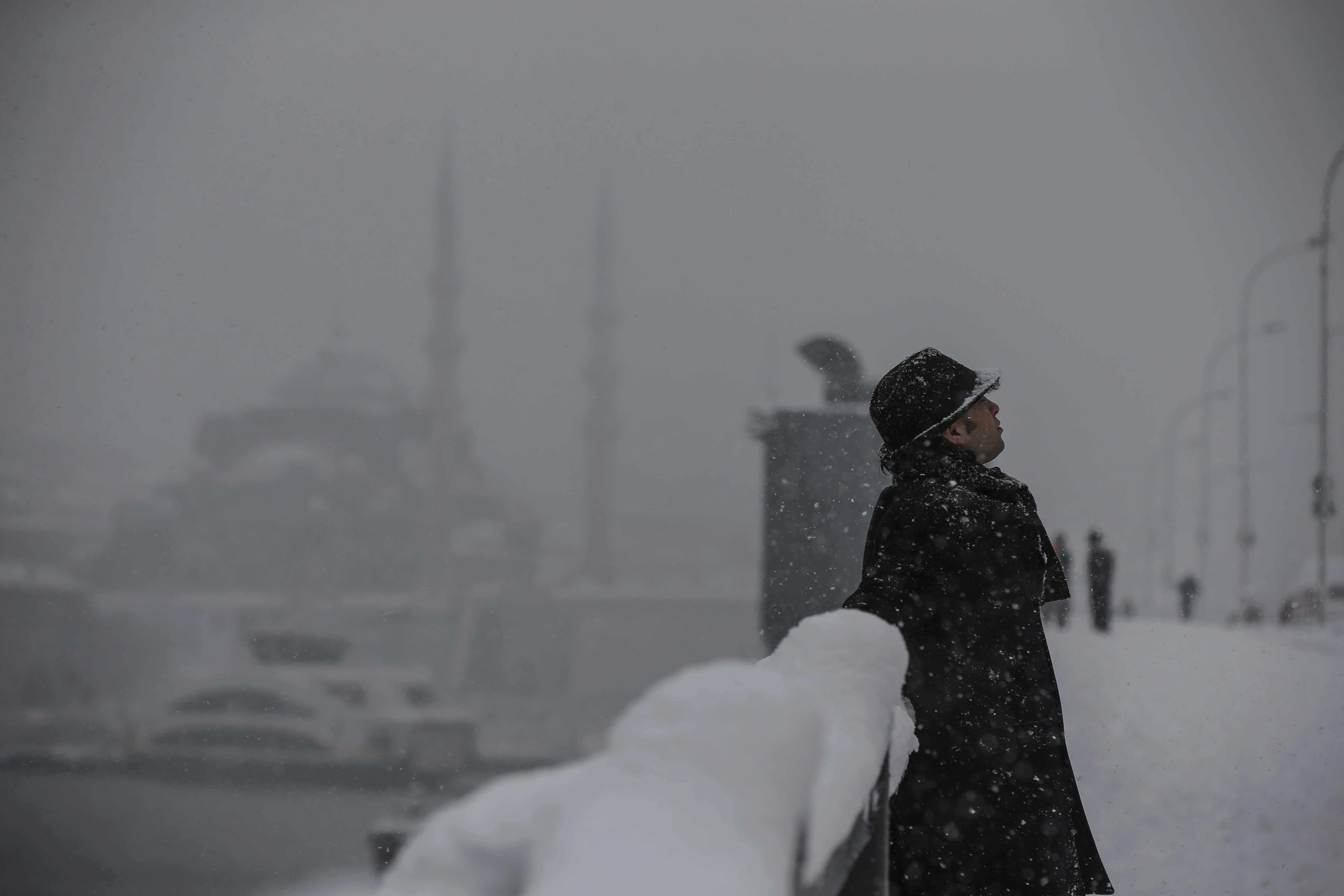 Температурата в Истанбул беше минус 4 градуса