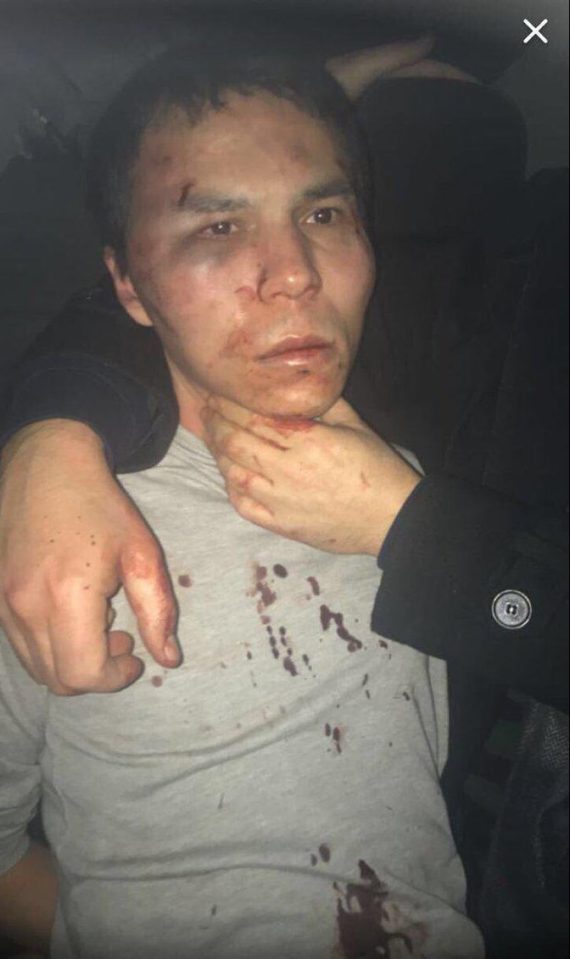 Абдулгадир Машарипов при залавянето му от турската полиция