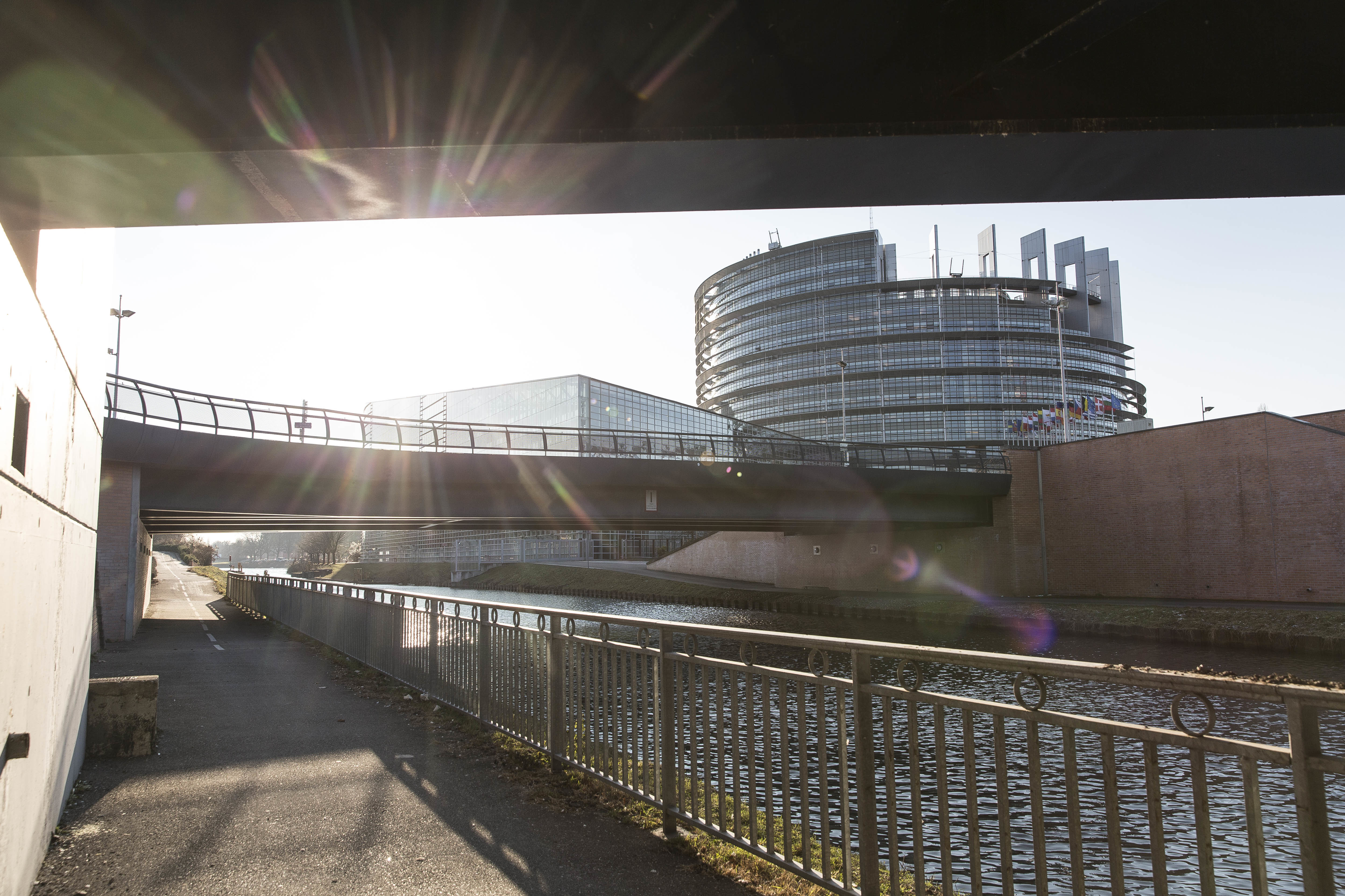 Сградата на Европейския парламент в Страсбург
