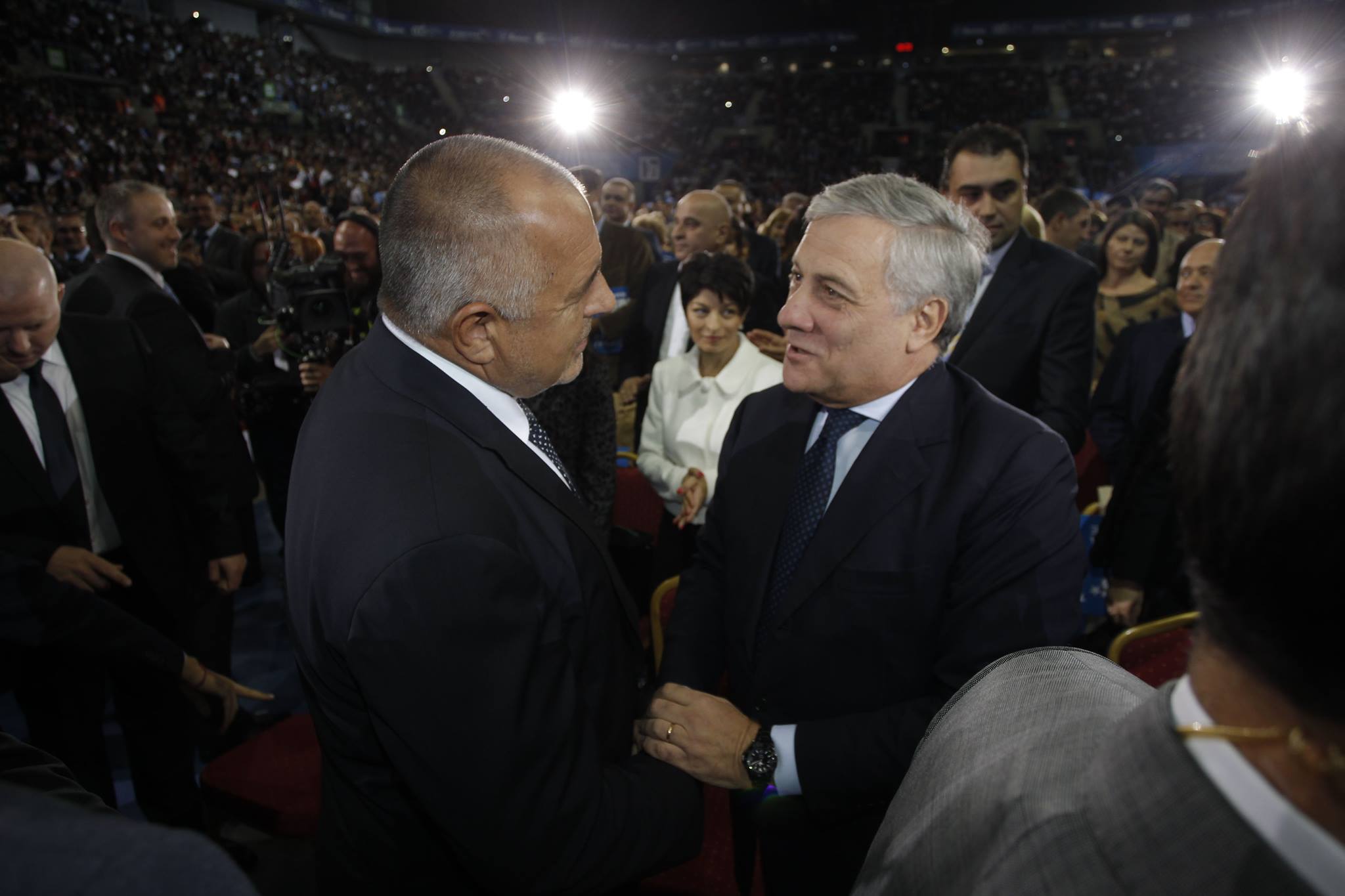 През януари Бойко Борисов поздрави Антонио Таяни за председателския пост в ЕП